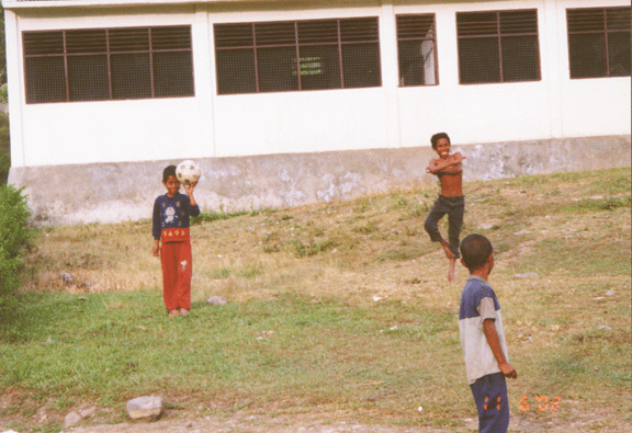 22 soccer beside Soro school