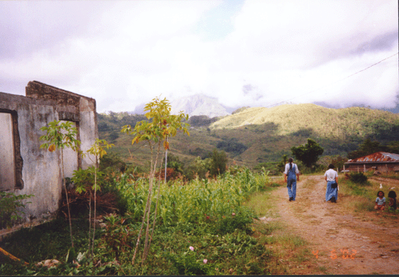 13 heading towards mountains above Ainaro